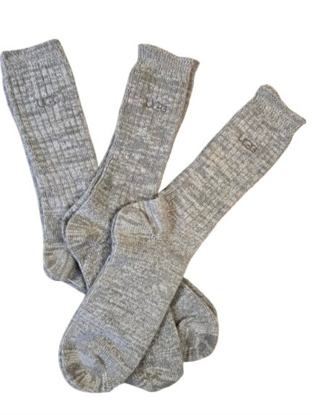 NWoT UGG Gray Crew Socks - 3 Pack